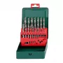 HSS urbju komplekts Metabo 627153000 — 19 gab., DIN 338, cilindrisks kāts