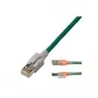 EasyLan CS1OTCDCD0020 - Cat.6 LED komutācijas kabelis DualBoot S/FTP tirkīzzils - kabelis - tīkls