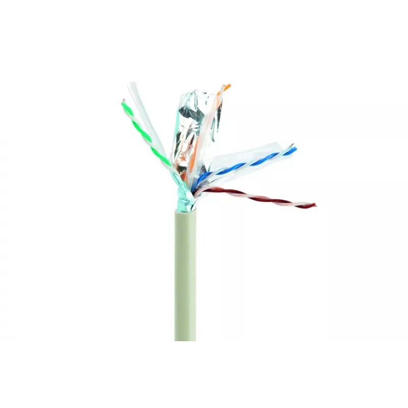 Gembird CAT6 FTP 100m tīkla kabelis pelēks F/UTP (FTP)