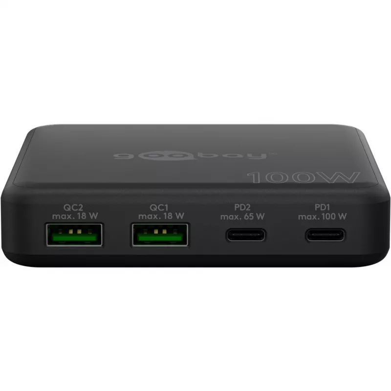 Goobay 70764 strāvas adapteris, melns