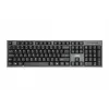 IBOX Desktop Kit Pro bezvadu tastatūra un pele, QWERTY pilna izmēra 104 taustiņi, 2,4 GHz, 1200 DPI, melna