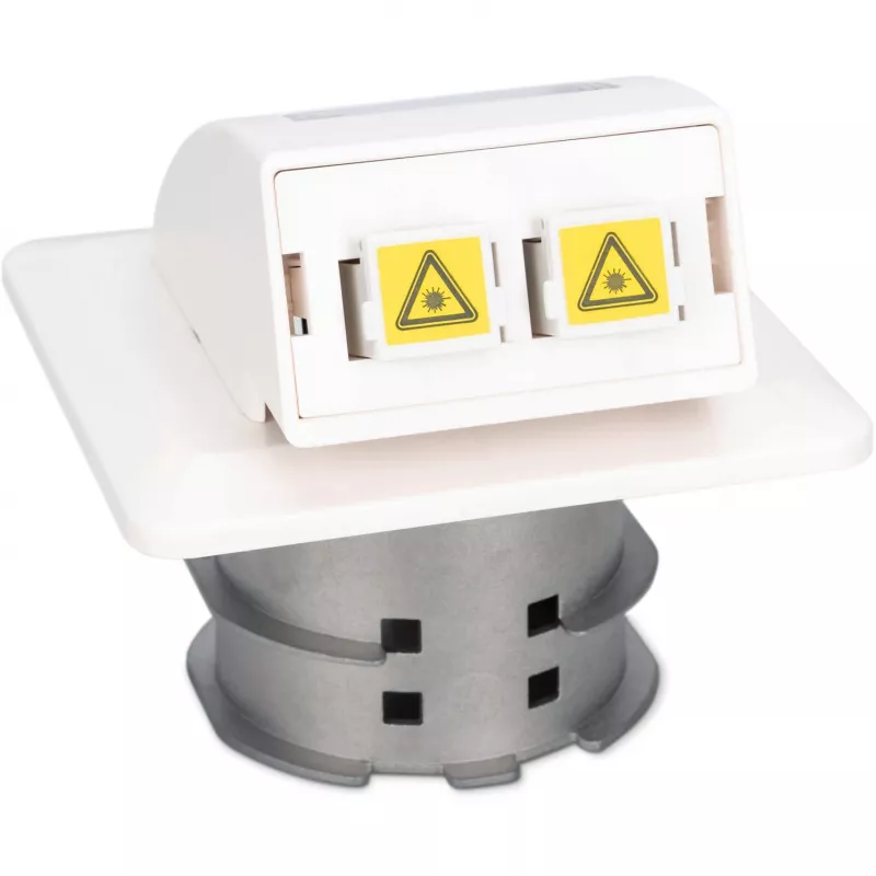 Digitus FTTH optiskās šķiedras apdares sienas roze DN-93201 ar SC/LC adapteri 86x30x86 mm