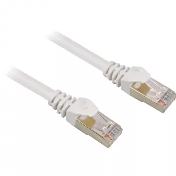 komutācijas kabelis RJ45 Spraudnis > RJ45 Spraudnis CAT.6 S/FTP (Balts, 1,5 Metri)