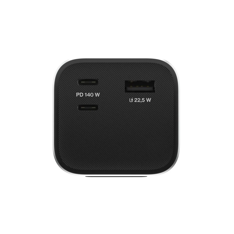 Portatīvais akumulators Green Cell PBGC25UD, 25200 mAh, Li‑Ion, 140 W kopējā jauda, 2× USB‑C + 1× USB‑A, OLED displejs, alumīnija korpuss