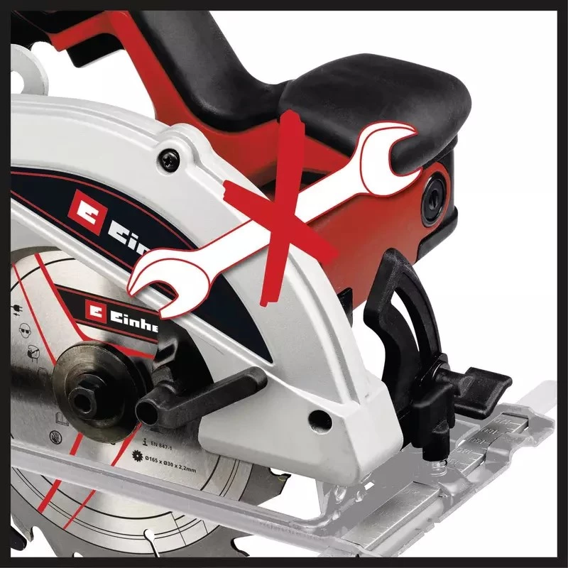 Zāģis Einhell TC-CS 1250 16.5 cm Melns Sarkans
