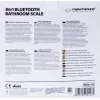 Esperanza EBS016W personīgie svari Square White Electronic personīgie svari