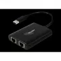 USB 3.0 tīkla adapteris ALLNET ALL-NC-2G-102-USB-A ar 2x Gigabit Ethernet un 1x USB centrmezglu