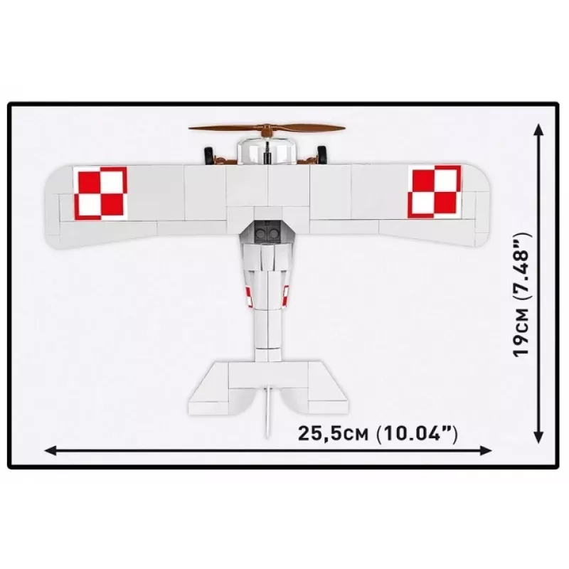 Cobi ķieģelīšu komplekts Nieuport 17 C.1 274 detaļas modeļa komplekts
