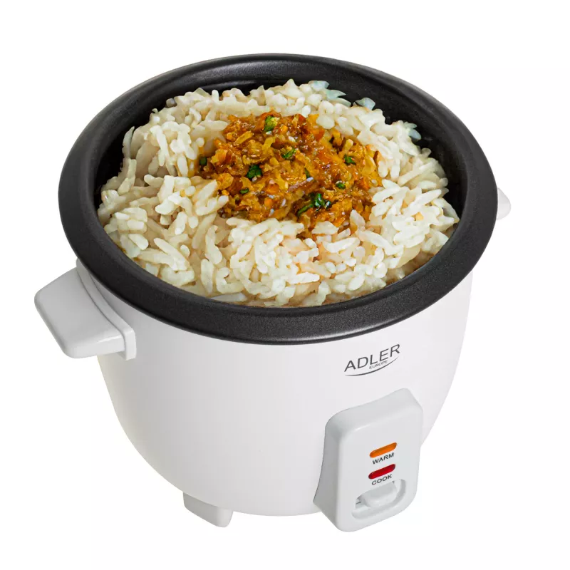 Adler AD 6418 Rīsu plīts Melna, Nerūsējošais tērauds 1000 W