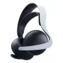 Sony PULSE Elite austiņas ar vadu & bezvadu savienojumu, galvas stīpa, spēlēm, Bluetooth, uzlādes statīvs, melnas, baltas