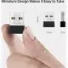 USB Wi‑Fi adapteris MERCUSYS MA14N — USB Type‑A, 2,4 GHz vienas joslas, līdz 287 Mb/s, melns