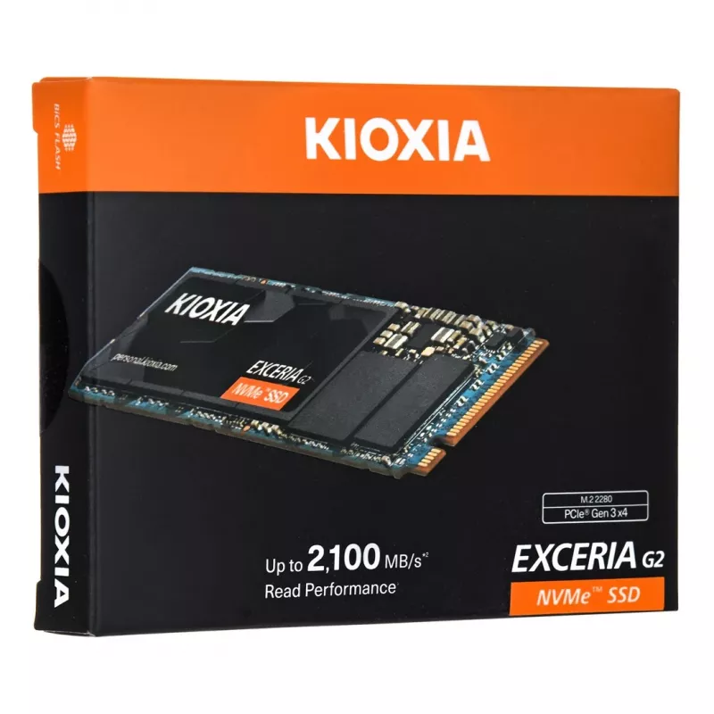 SSD disk Kioxia 2 TB M.2 PCI Express 3.1a NVMe EXCERIA G2