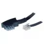 S/CONN 3m TAE-N - RJ12 Melns Transparent ShiverPeaks