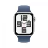Apple Watch SE GPS 40mm sudraba alumīnija korpuss ar džinsa sporta siksniņu