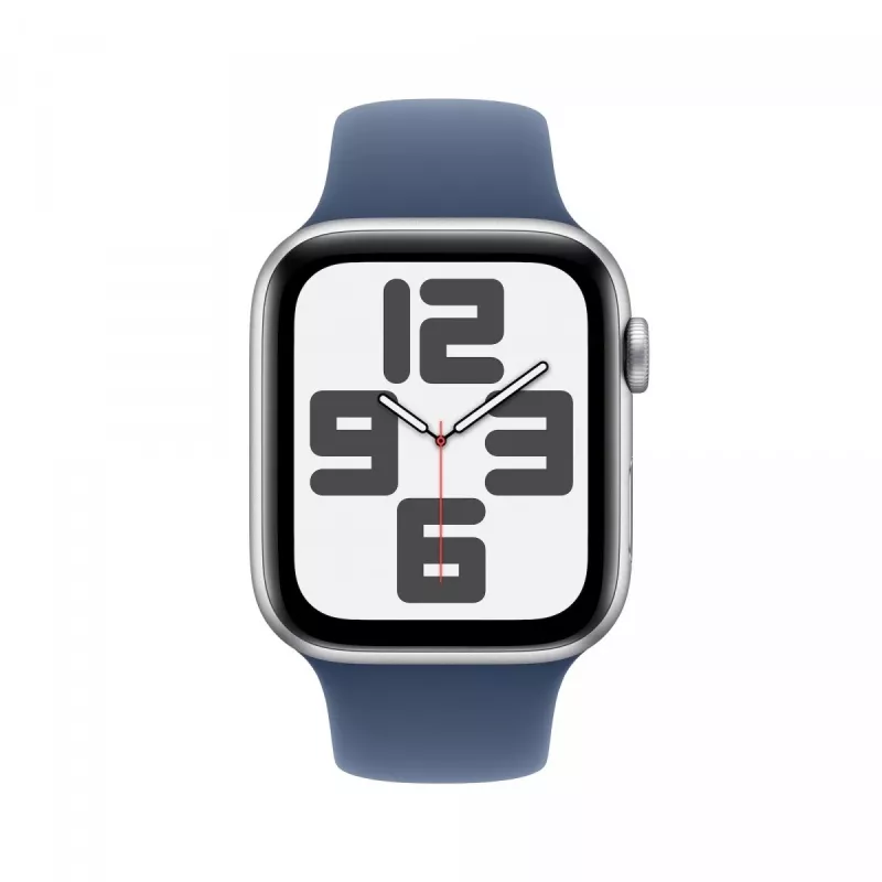 Apple Watch SE GPS 40mm sudraba alumīnija korpuss ar džinsa sporta siksniņu