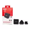 Unitek P1117B USB-C PD 65W universāls mobilais lādētājs, 2x USB‑C PD + 1x USB‑A, melns