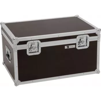 Flightcase Roadinger 4x LED 4/7C-12 Silent plāns Spot — aizsargpārvalks 4 ierīcēm