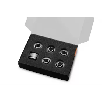 EK Water Blocks EK-Quantum Torque 6-komplekts HDC 16 Torque uzgriežņu atslēgas gala savienotājs Sudraba 1/4 6 gab.