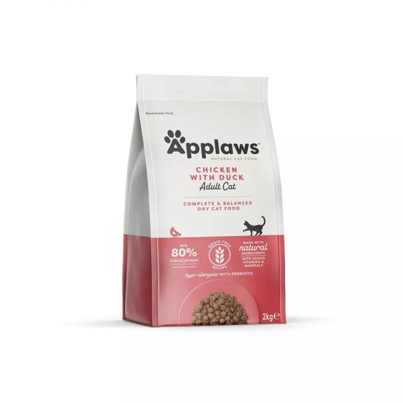 Applaws sausā kaķu barība, vista ar pīli, 2 kg