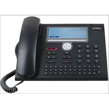 Digitālais galda tālrunis MITEL MiVoice 5380 (modelis 20350886) — lielas ietilpības displejs, programmējami taustiņi