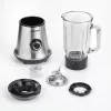 Severin SM 3734 galda blenderis melns - nerūsējošais tērauds 1l 500W Mikseris (SM 3734)