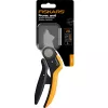 Atzarošanas šķēres Fiskars Plus PowerLever Anvil Melna Oranža