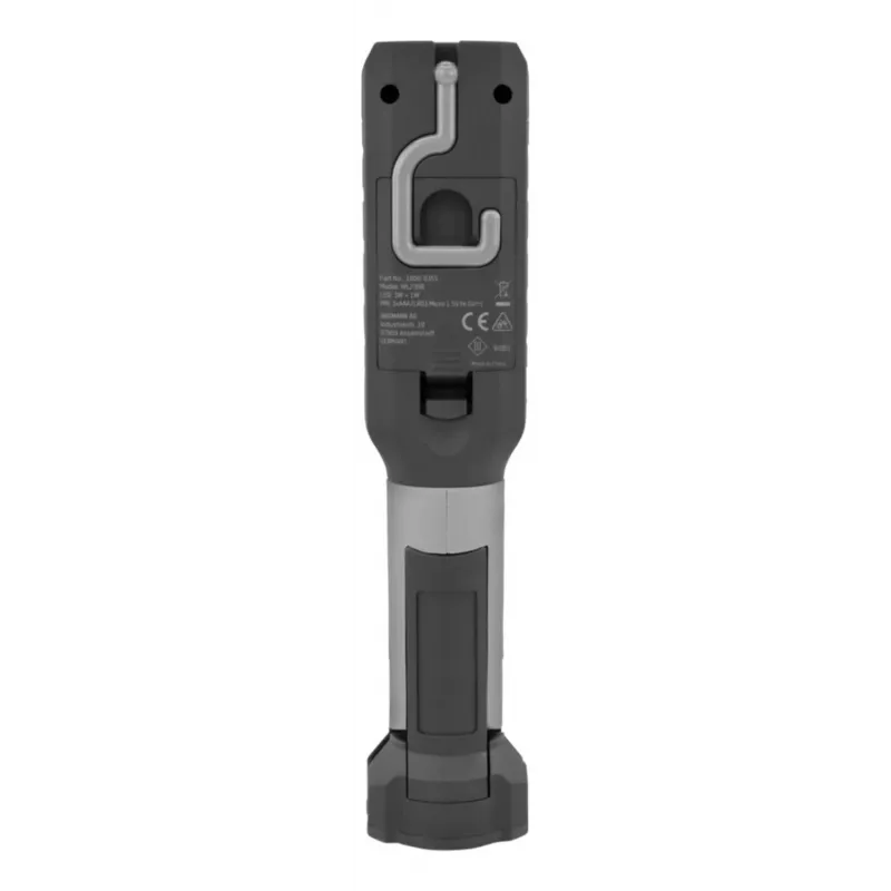 Ansmann WL230B, lukturītis, melns, pelēks, IP20, COB LED, 2 spuldzes, 230 lm