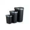 Atkritumu tvertne Rotho Twist 50 L taisnstūrveida polipropilēna, 50 L, 602×298×401 mm, melna