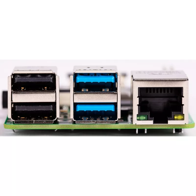 Raspberry Pi 4 Model B - vienas plates dators - Broadcom BCM2711 / 1,5 GHz - RAM 2 GB - 802.11a/b/g/n/ac, Bluetooth 5.0 (RASPBERRY-PI-4-2GB)