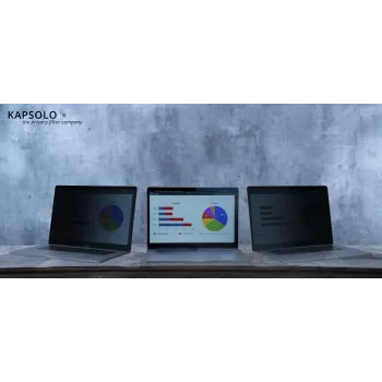 Privātuma aizsargfiltrs Kapsolo HP EliteBook x360 1040 G7/G8 — 2 virzienu līmējams privātuma filtrs