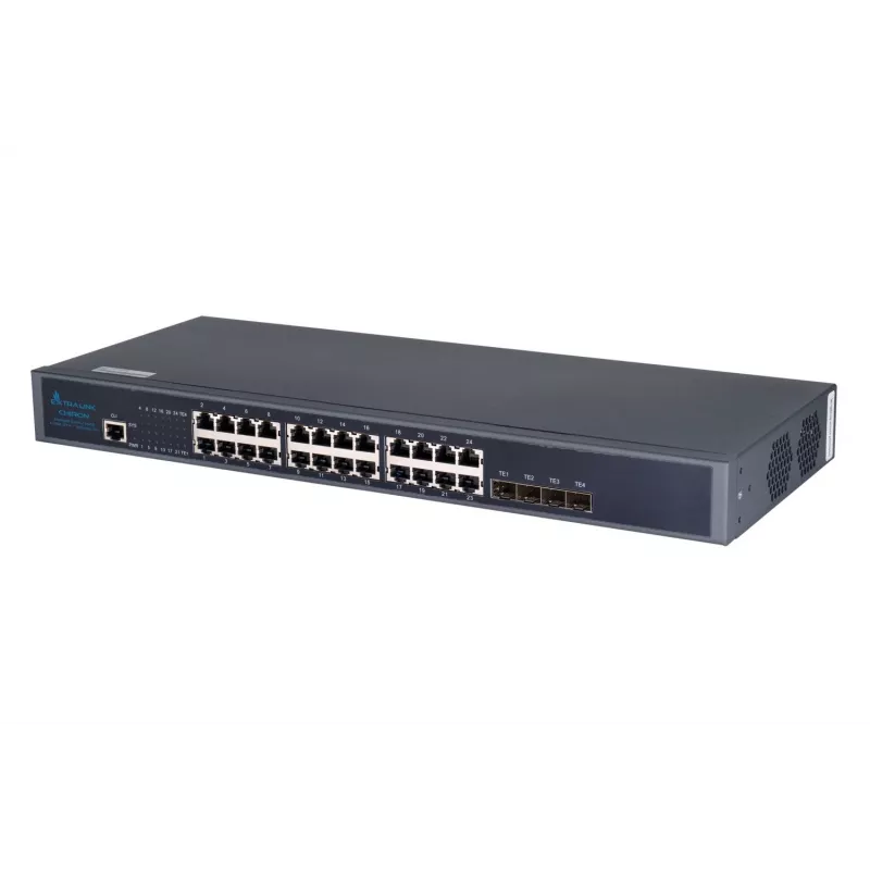 Vadāms slēdzis Extralink Chiron 24x RJ45 1000Mb/s 4x SFP+ L3