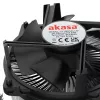 Akasa Intel LGA1700 procesora hibrīddzesētājs 9 cm Alumīnija, Melns 1 gab.