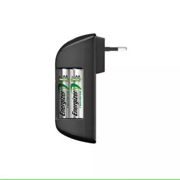 Baterijas lādētājs Energizer Pro Charger maiņstrāvas 4 vietu NiMH AA/AAA, 100–240 V, komplektā 2000 mAh