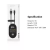 USB-A uz Lightning kabelis Orsen S9L 1 m 2.1A — melns
