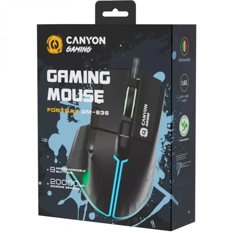 Canyon Gaming Fortnax GM-636 USB Type-A pele