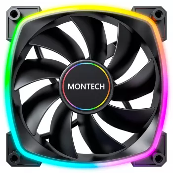 Ventilators Montech AX140 PWM 14 cm melns 540-1760 RPM