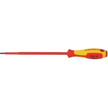 Knipex VDE VDE spraugas skrūvgriezis asmens platums: 4,5 mm asmens garums: 180 mm DIN EN 60900 (98 21 45)