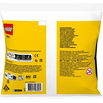 LEGO mācību rakstīšanas klucīšu komplekts 30711 — taustes mācību klucīši agrīnai rokraksta un stāstu veidošanas prasmju attīstībai