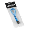 CableMod ModMesh - SATA kabelis - Serial ATA 150/300/600 - SATA (W) uz SATA (W) - 60cm - Gaiši zils (CM-CAB-SATA-N60KLB-R)