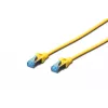 tīkla kabelis Digitus CAT 5e SF/UTP Patch Cord RJ45 5m dzeltena