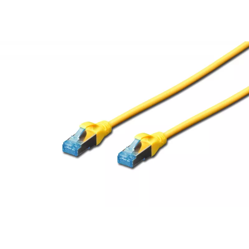 tīkla kabelis Digitus CAT 5e SF/UTP Patch Cord RJ45 5m dzeltena