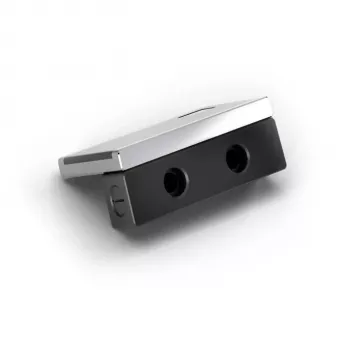 Ūdens dzesēšanas terminālis Alphacool Eisblock Aurora 180° (modelis 13763) — RGB savietojams, 180° leņķa terminālis