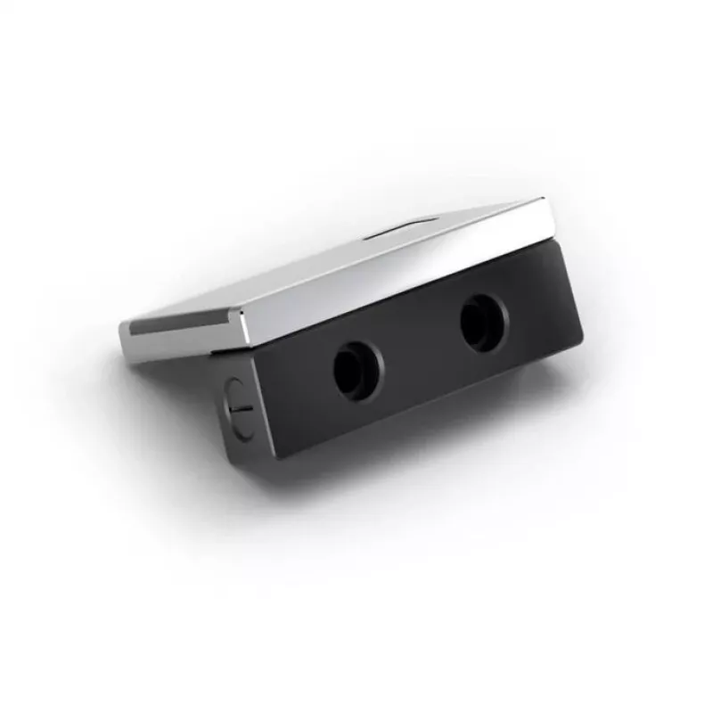 Ūdens dzesēšanas terminālis Alphacool Eisblock Aurora 180° (modelis 13763) — RGB savietojams, 180° leņķa terminālis