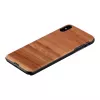 Man and wood telefona vāciņš iPhone X/XS — kapučīno melns aizsargapvalks