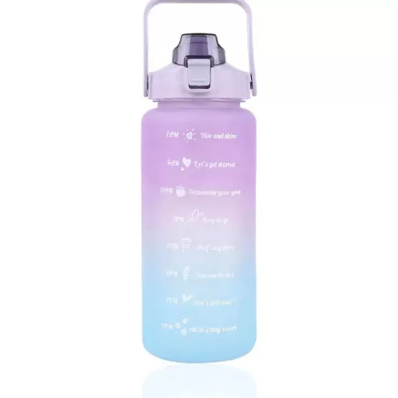 Extralink Motivational Bottle, ūdens pudele, 2000 ml, violeti-zila, BUT-992