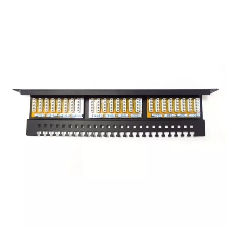 DIGITUS Professional DN-91624U – plāksteru panelis – RJ-45 x 24 – melns, RAL 9005 – 1U (19 inch)