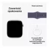 Apple Watch Series 11 GPS + Cellular 42mm sudraba alumīnija korpuss ar Purple Fog Sport siksniņu - M/L