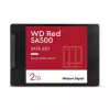 SSD disks Western Digital Red SA500 2TB 2.5 collas SATA III, 3D NAND, NAS