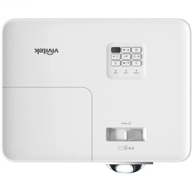 Īsa metiena projektors Vivitek DX335ST — 3 200 ANSI lm, WXGA 1280×800, metiena attiecība 0,52:1, 16 W skaļrunis, HDMI 2.0