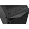 PC Case IBOX LUPUS 27 Midi Tower ATX, rūdīts stikls, RGB, 455×200×380 mm, atbalsta ATX, GPU līdz 32 cm